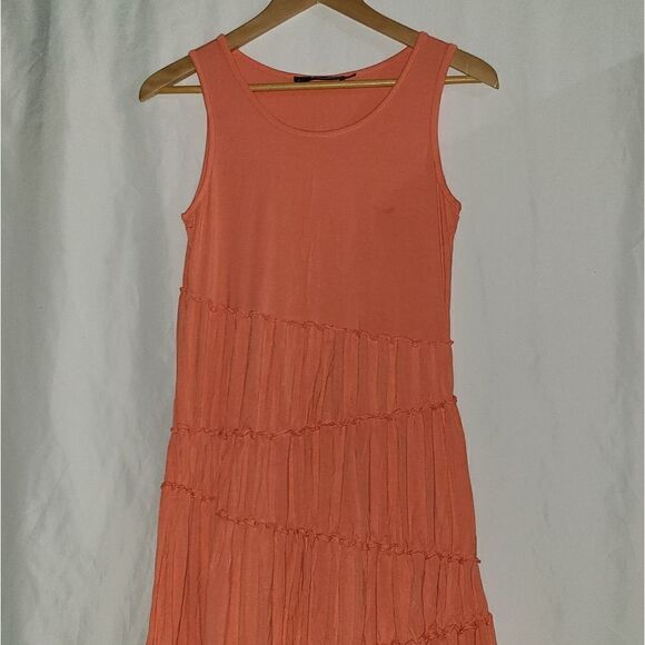 Neesha S/M Coral Sleeveless Dress - Picture 1 of 6